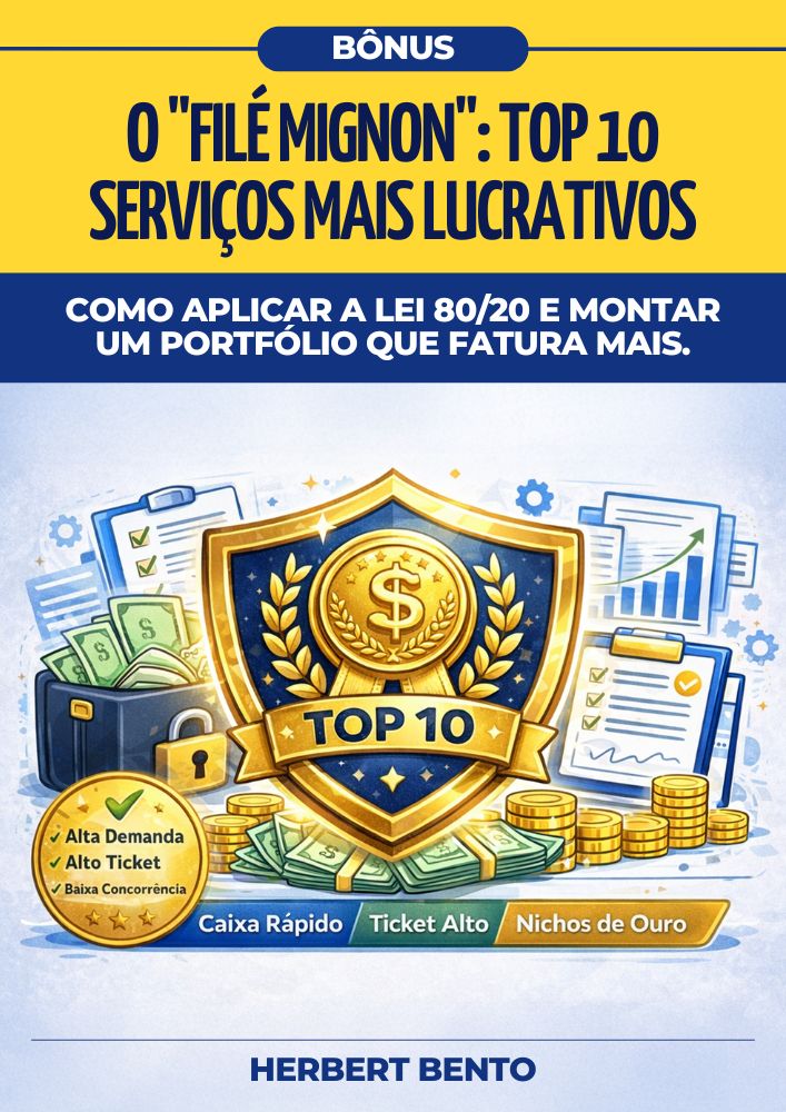 Bônus Top 10 Serviços Mais Lucrativos - 182 Serviços de SST - Herbert Bento