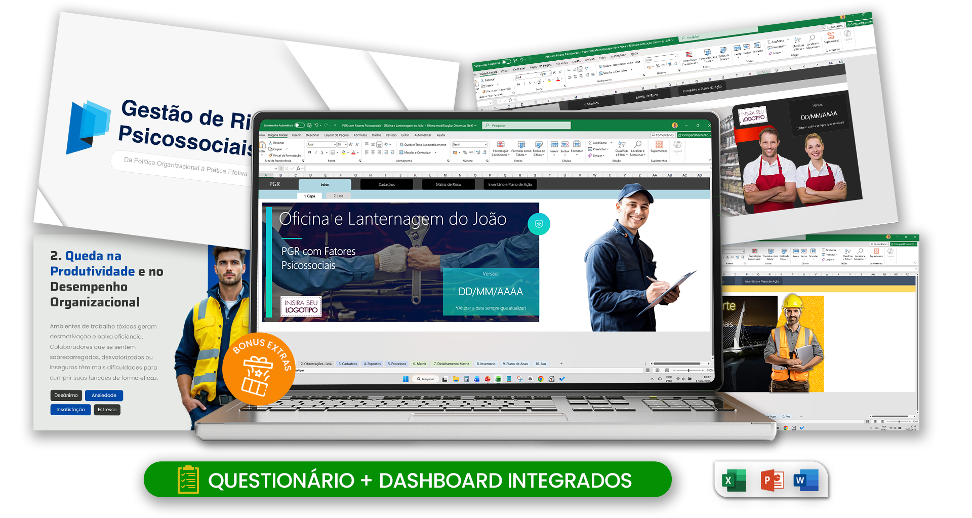 Modelos PGR com Fatores Psicossociais