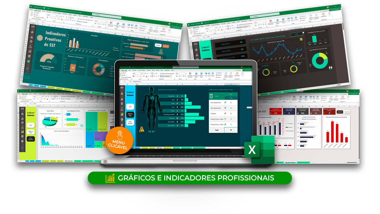 GRÁFICOS E INDICADORES SEGURANÇA DO TRABALHO