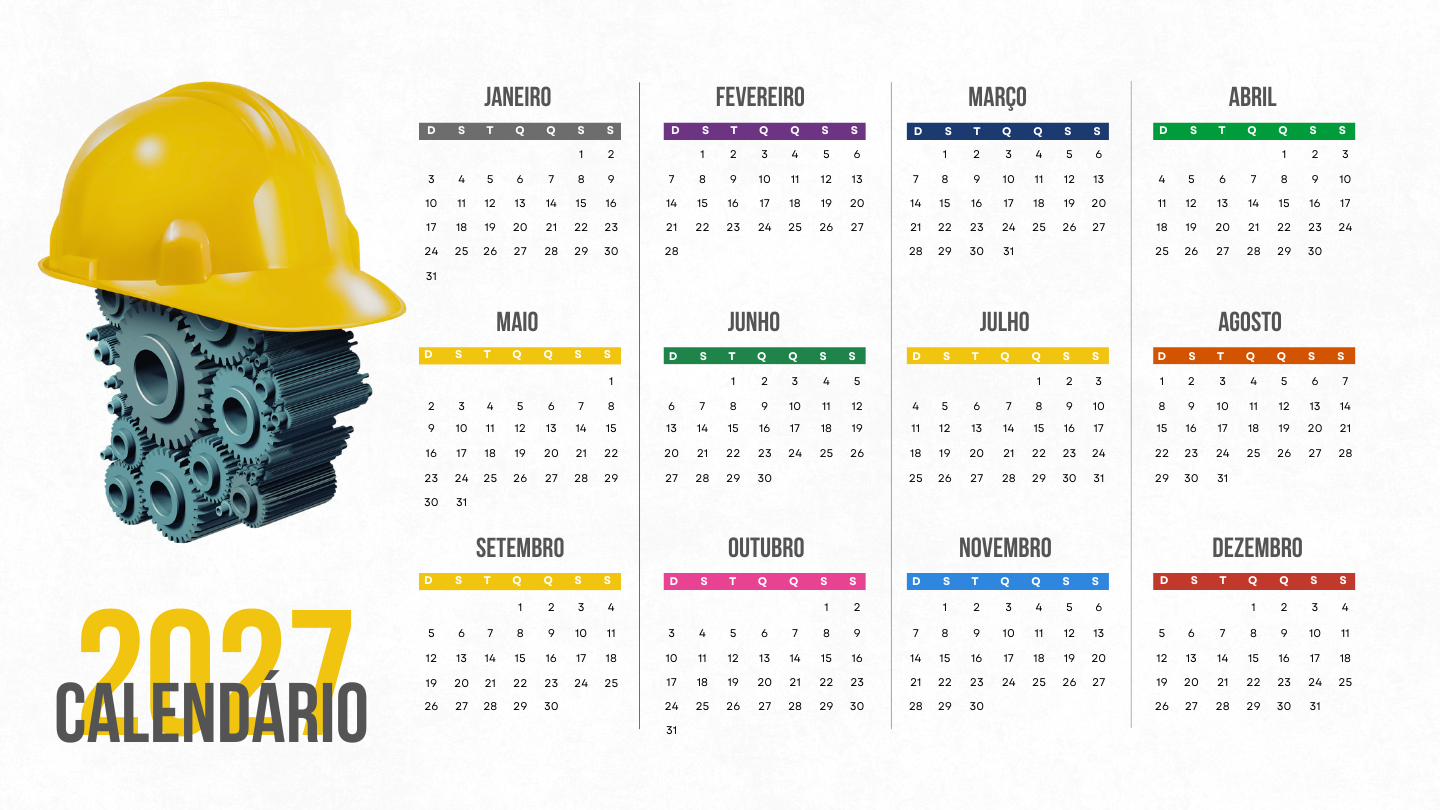 Calendário 2027