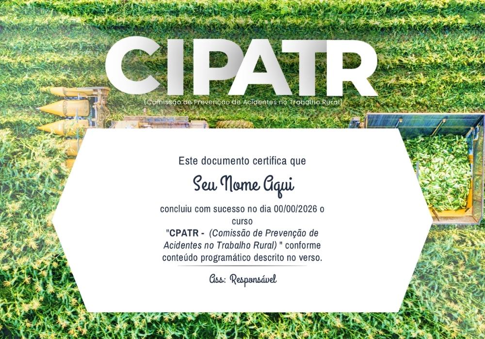 Certificado CIPATR Frente