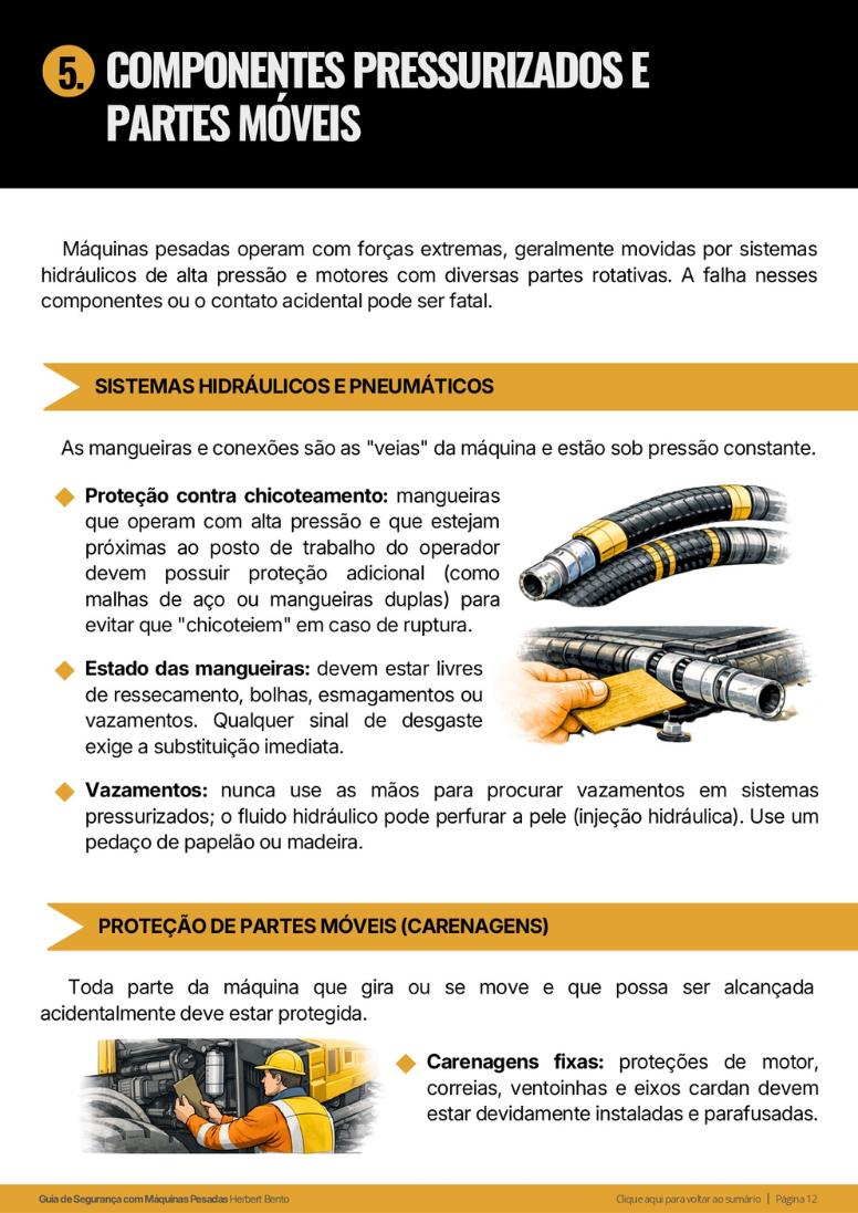 Componentes pressurizados