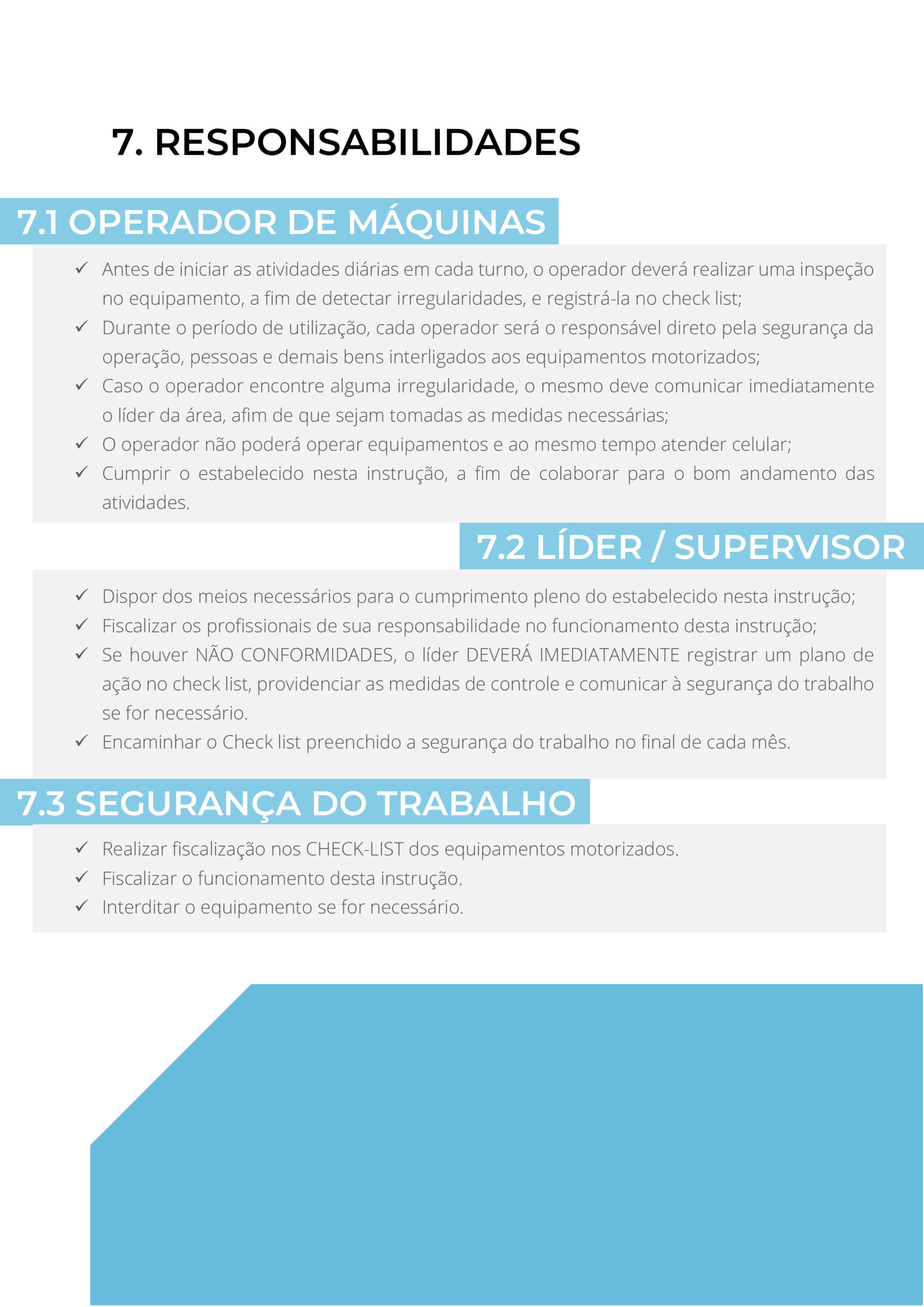 Responsabilidades