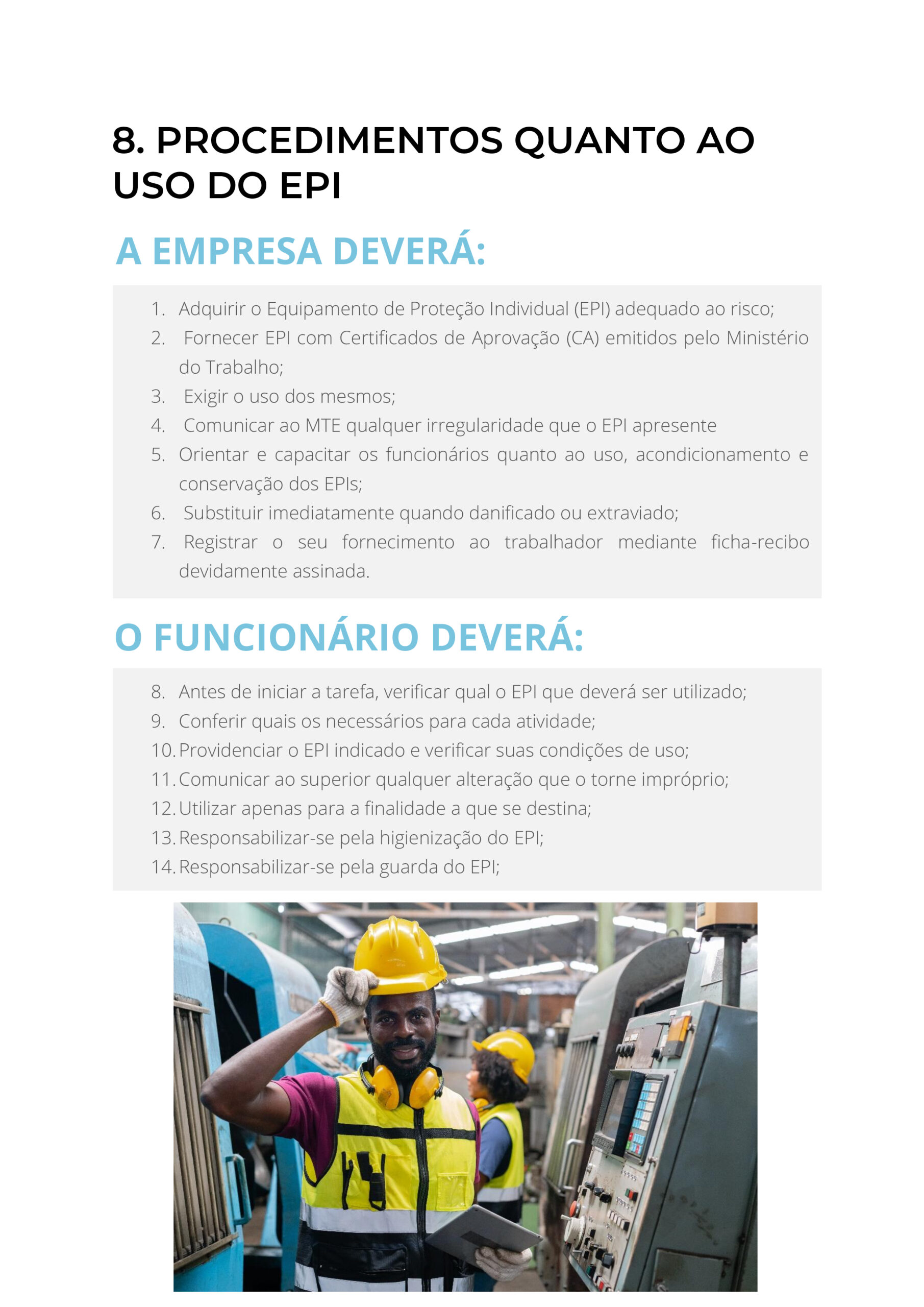 Uso do EPI
