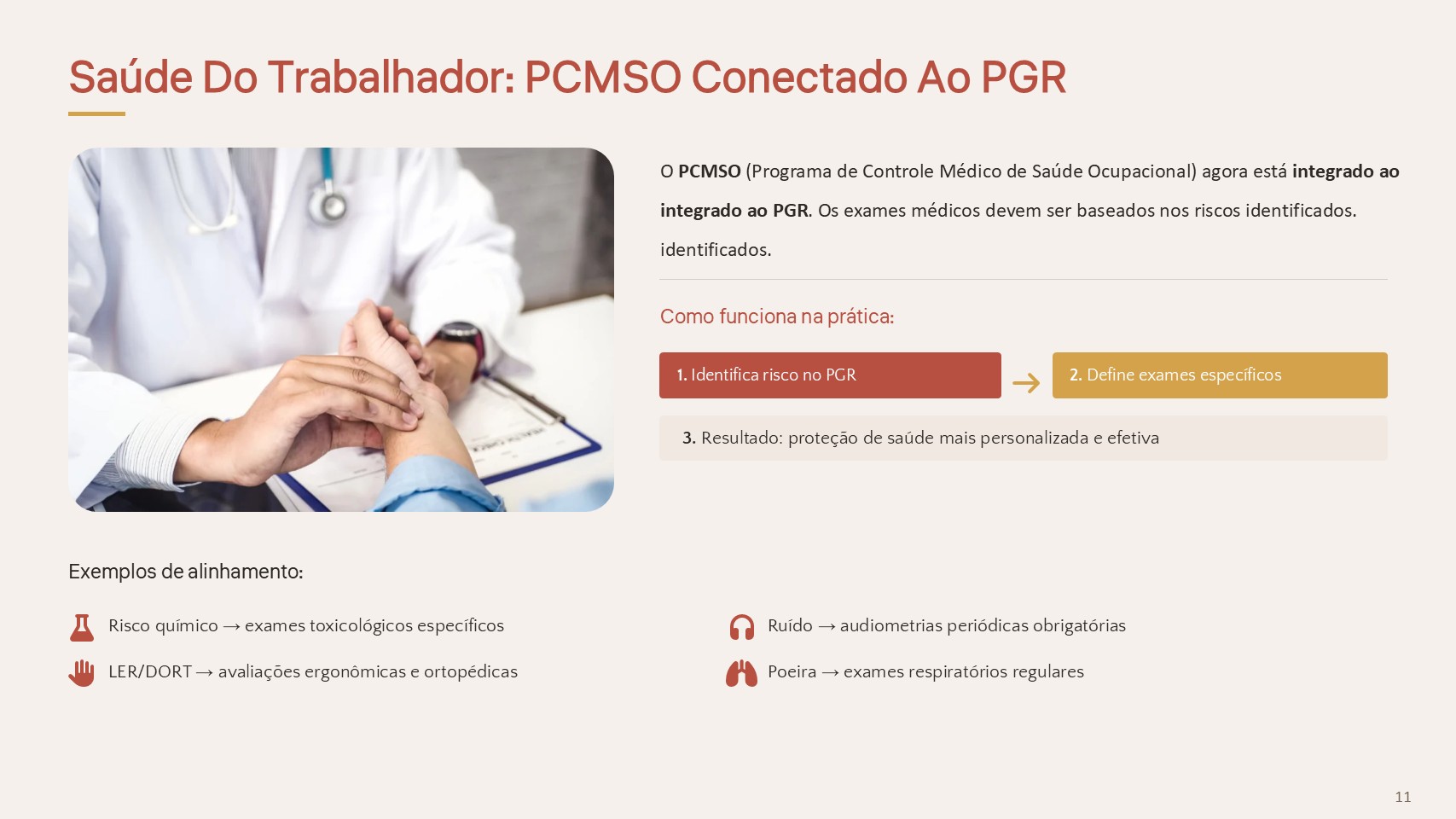 O novo PCMSO