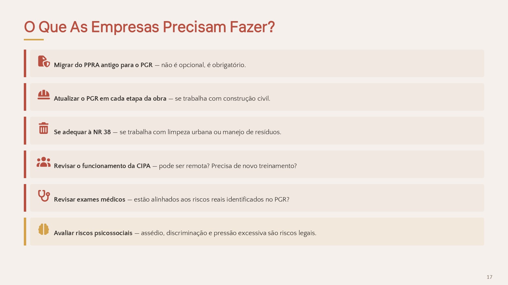 O que as empresas precisam fazer