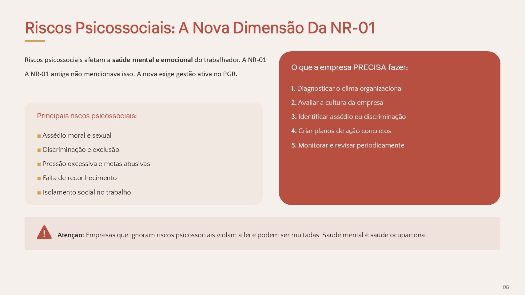 Riscos psicossociais